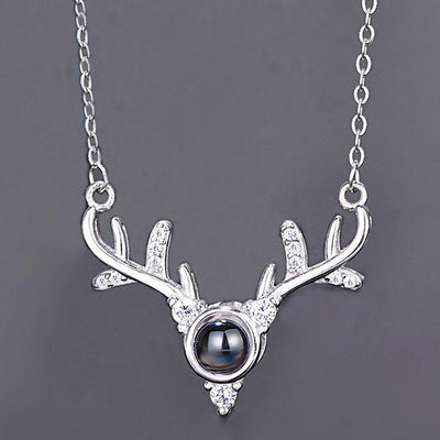100 Languages "I Love You" Projection Necklace
