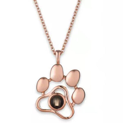 100 Languages "I Love You" Projection Necklace