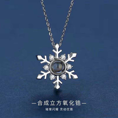 100 Languages "I Love You" Projection Necklace